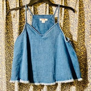 Denim tank top